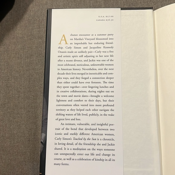 📚Touched by the Sun by Carly Simon - Picture 2 of 2